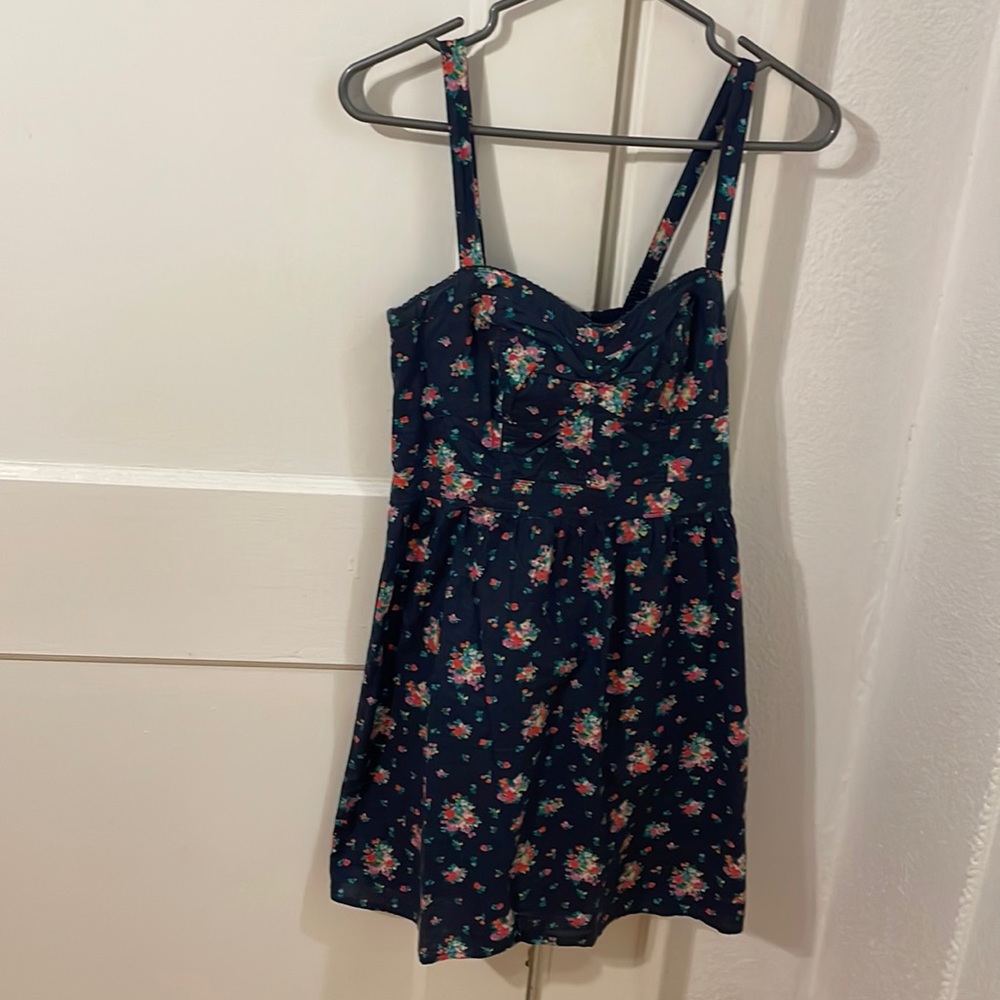EUC Floral Dress with Elastic Band at the back